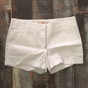 Jcrew white shorts
